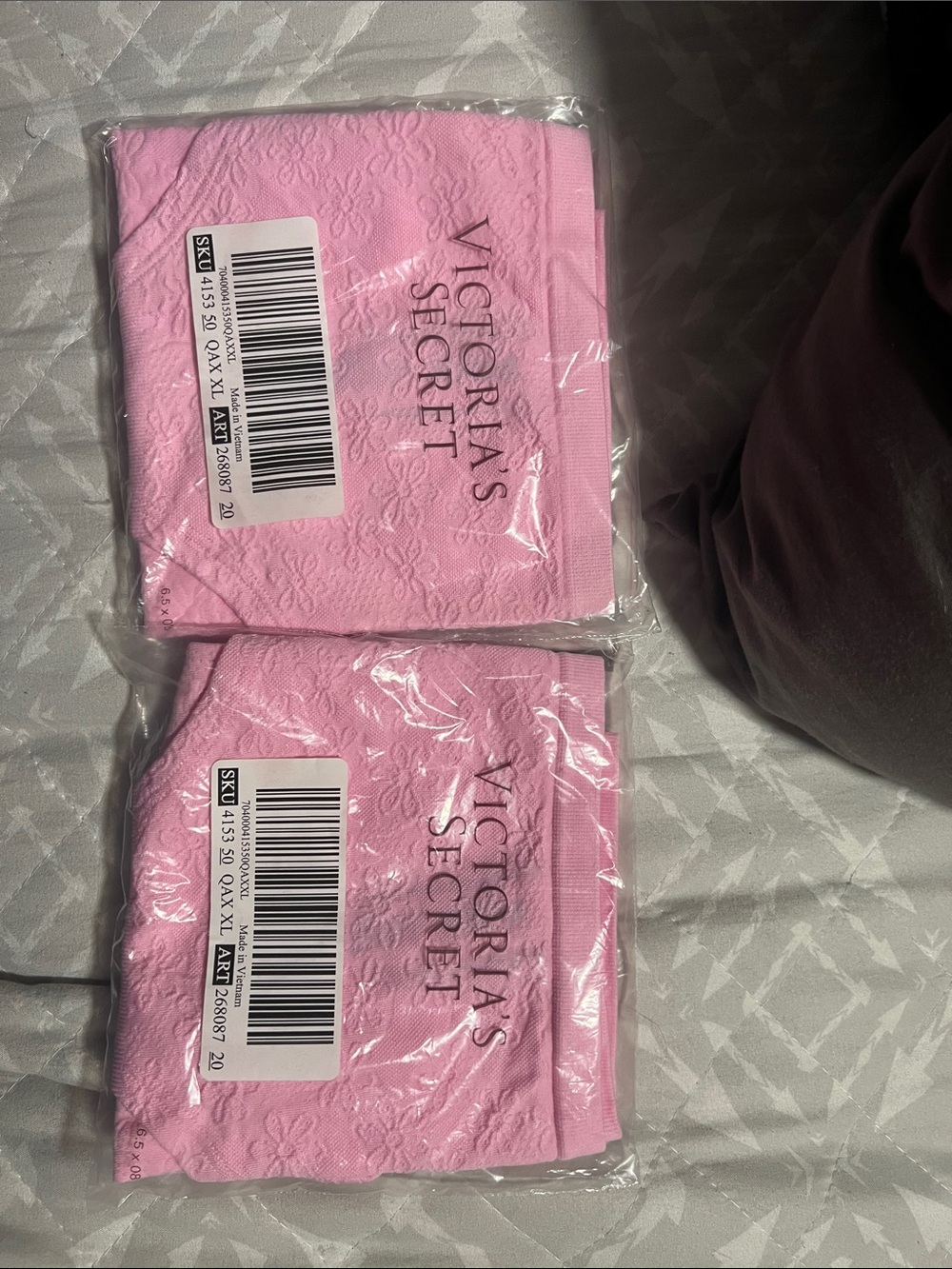 Victoria's Secret Pink flower Women's Panties Pack